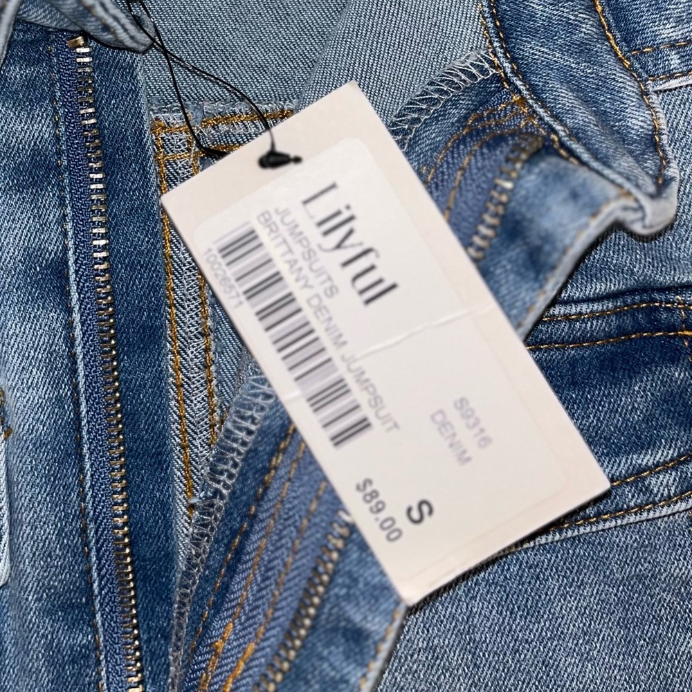 NWT - Lilyful Denim Jumpsuit - Picture 5 of 5